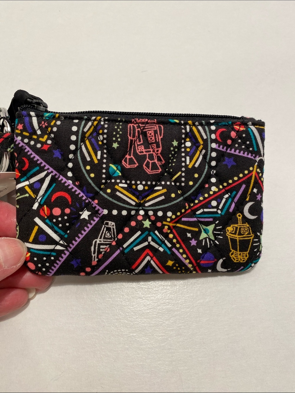 Vera Bradley Zip ID Lanyard Set. NWT. Star Wars Tossed Bandana Droids. A